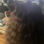 Micro link weft sew in