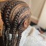 Medium natural box plaits