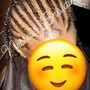 Men Cornrows - Shaved Side Hair