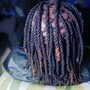 Adult Cornrows/Shoulder length/ natural