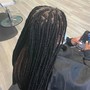 Box Braids Over Locs