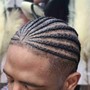 Men freestyle braids