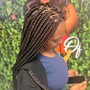 Small knotless Braids