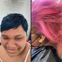 Retouch relaxer and  Semi Hair color