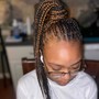 Knotless braids choose size in description