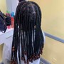 Large Knotless Braids