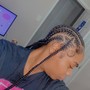 Half braids/half quickweave