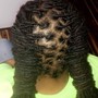 Two Strand Twist on Natural Hair (natural parts)