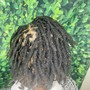 Loc Maintenance retwist full head wash and style