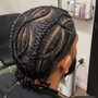 Cornrows- straight backs