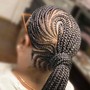 Fulani braids & feeding braids