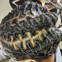 Loc Maintenance  - Half Head of Locs / Undercut