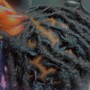 Loc Re-twist just top part of hair