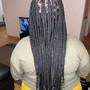 Under the wig Cornrows