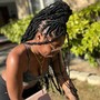 Soft, distressed, extended locs