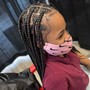 Kids Medium knotless braids