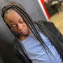 Kids Medium knotless braids