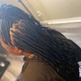 Large Box/knotless braids/faux locs/Crochet/Marley Twist