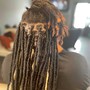 Shoulder length invisible locs