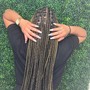 Medium box braids