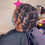 Plaits /DoubleStrand w/ shaved sides