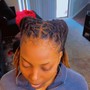 Smedium Knotless twist w/ wash & hair included