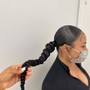 Freestyle w/ sew-in/quick weave