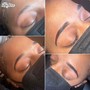 Eyebrow Tinting with Razor Arching