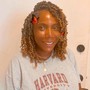 6-8 Cornrows w/ Curl Crochet Hair