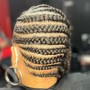 1 layer feedin braids