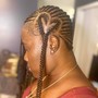 2 Feed In Braids