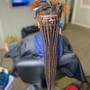 Large Knotless Box Braids