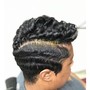 kinky twist(hair included)