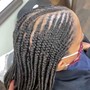 Feed in braids 6-8