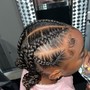 Little girl french braids (added hair) 11 under