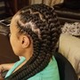 Feed in braid 4 to 6