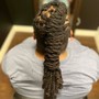 Feed-in Braids, Partial Quick  Weave