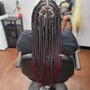 Jumbo Knotless braids (midback)