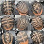 Men cornrow