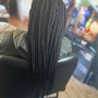 Med tribal/ Med box Braids