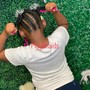 Kids natural Braided styles