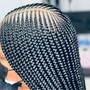 Tribal braids 2layers or Fulani braids