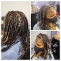 Traditional Loc retwist and style