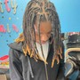 Loc ReTwist ( half head , sides shaved