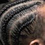 Feed-In Braids w/ Ponytail