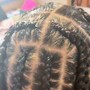 Hippie Crochet Braids (w/ curls coming out)