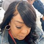 Braidless Sew In, with a Silk Press