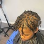 Palm Rolled Loc Re-twist