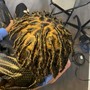 Palm Rolled Loc Re-twist