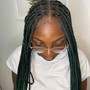 Jumbo knotless box braids